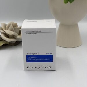 KORRES~Greek Yoghurt~Probiotic Skin-Supplement Serum~30ml/1.01 fl oz~Full Sz~NIB